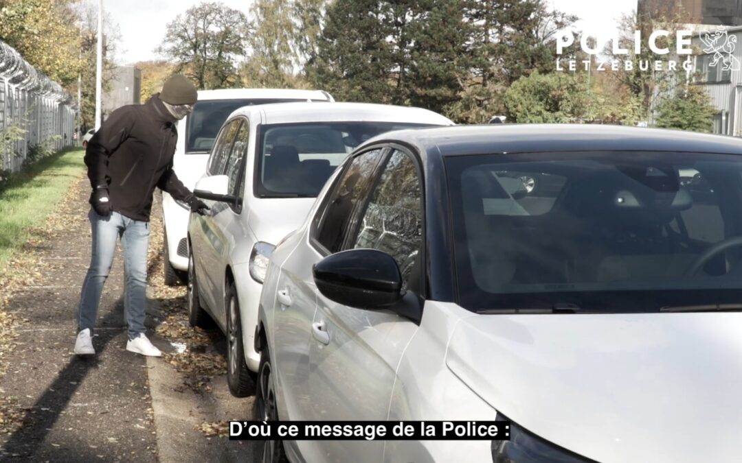 Attention aux vols dans les véhicules !