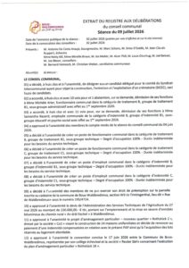 Rapport du Conseil communal 2026 07 09