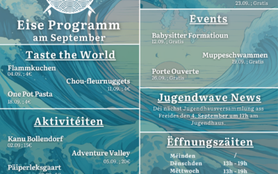 Jugendwave: Programm vum September 2026