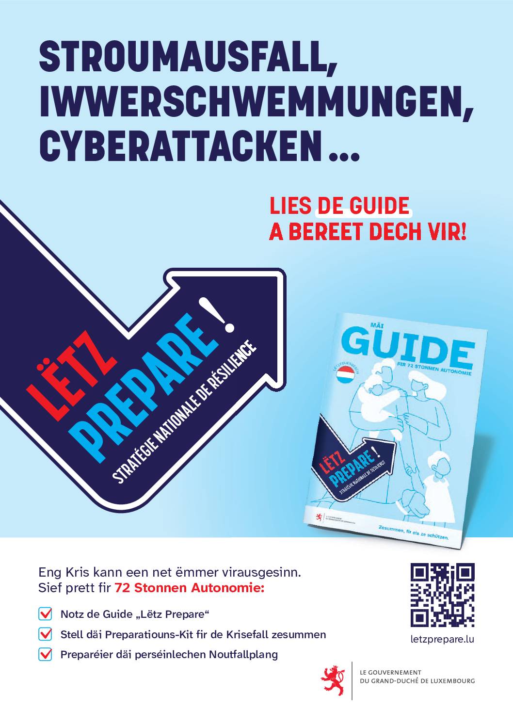 LëtzPrepare - Stratégie nationale de résilience